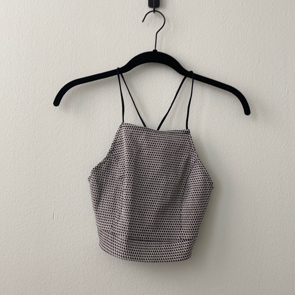 Urban Outfitters Herringbone Crop Top